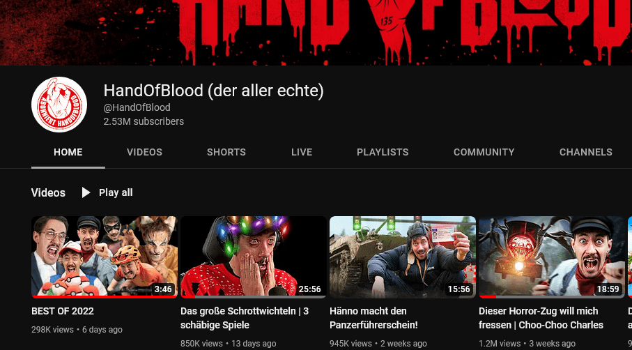 handofblood gehackt