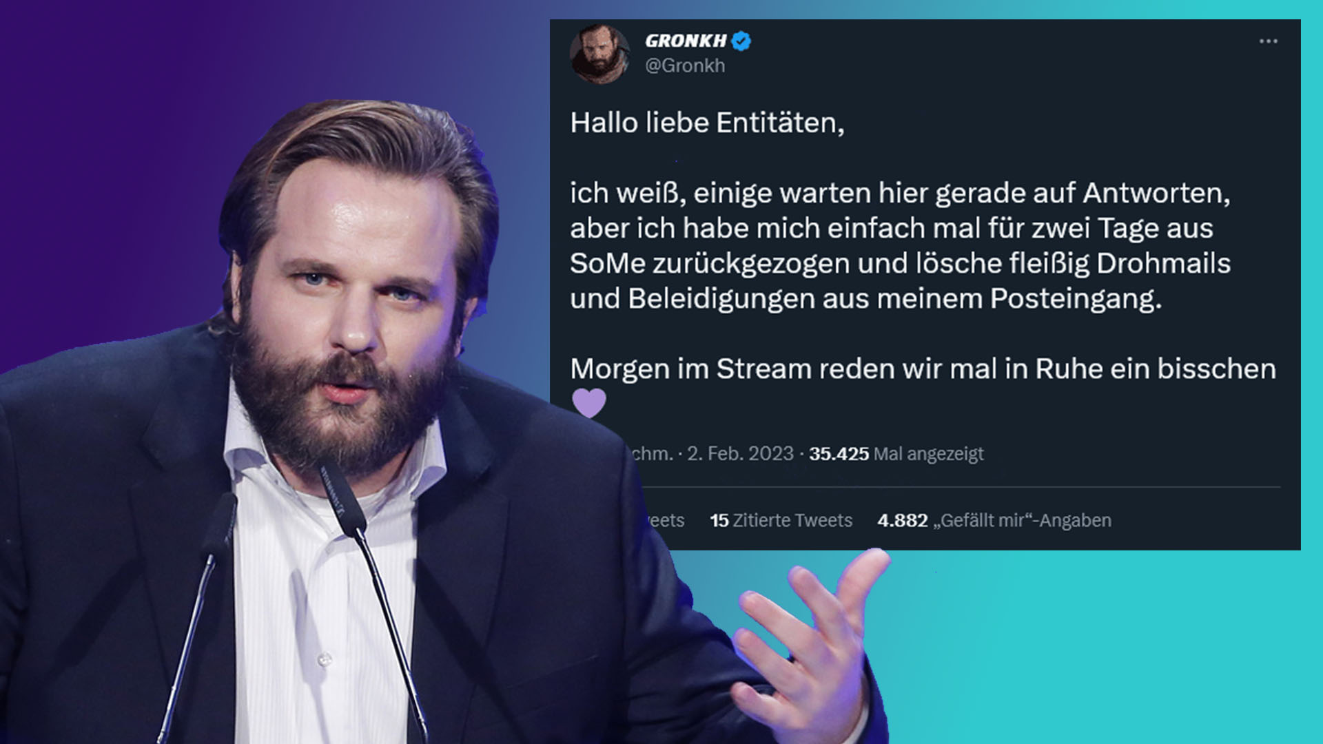 gronkh twitter statement reaktion