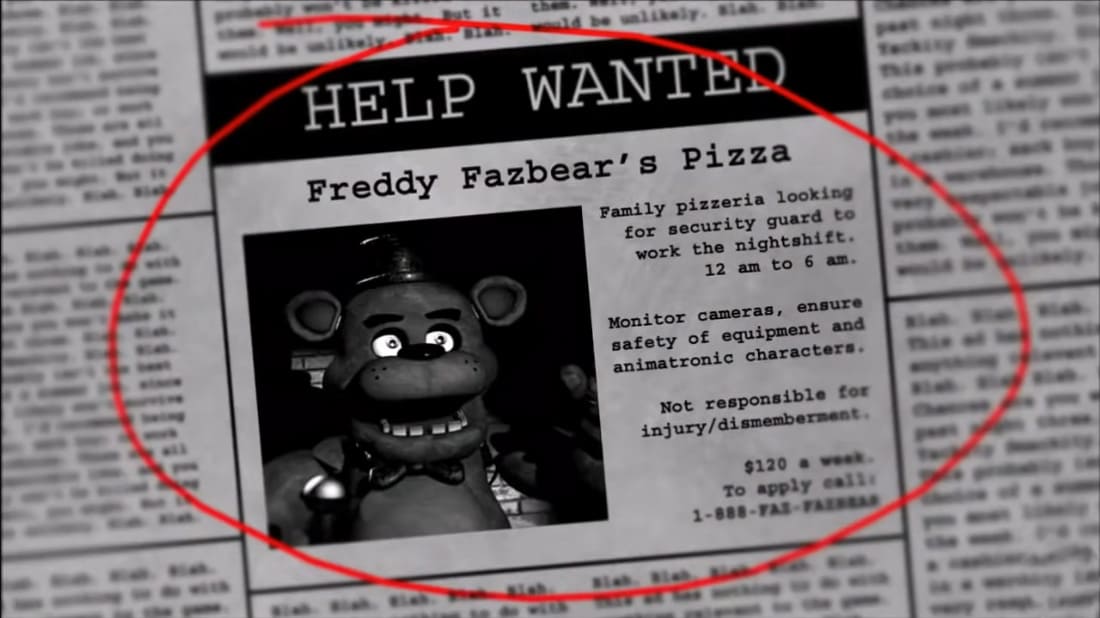 five nighs at freddys fnaf bild